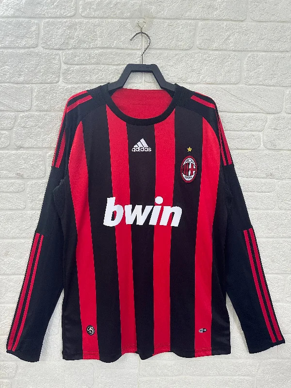 2008-09 AC Milan Home Shirt - Long Sleeve