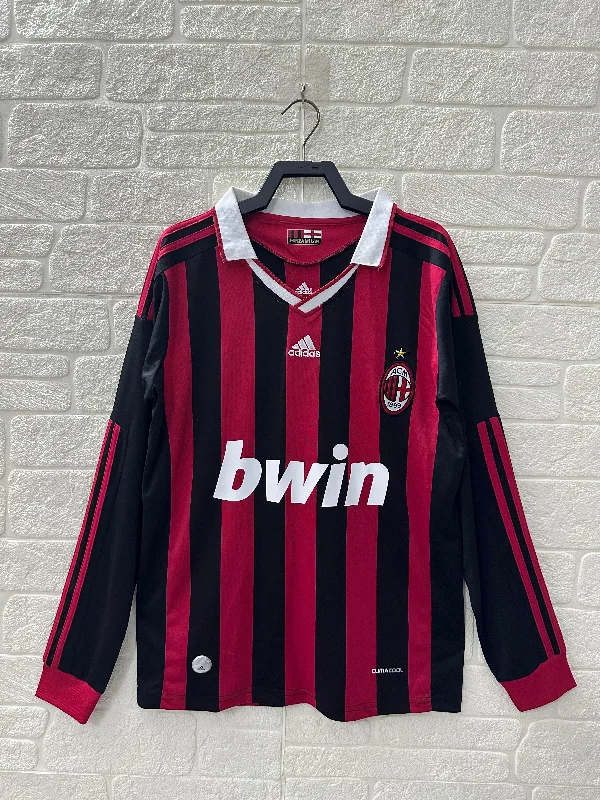 2009-10 AC Milan Home Shirt - Long Sleeve