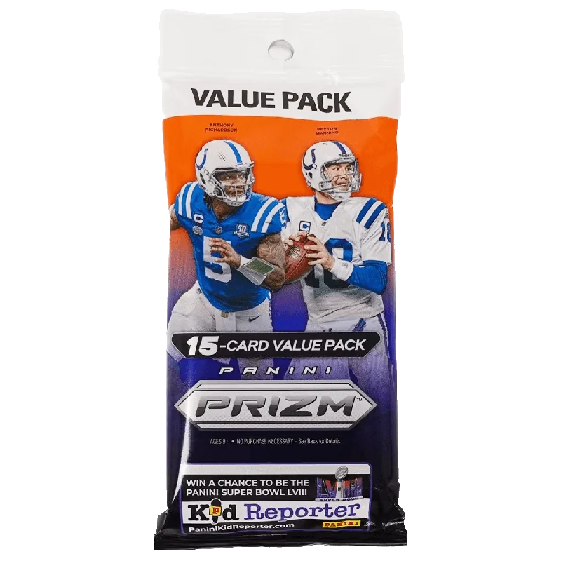 2023 Panini NFL Prizm Football Trading Card Value Pack