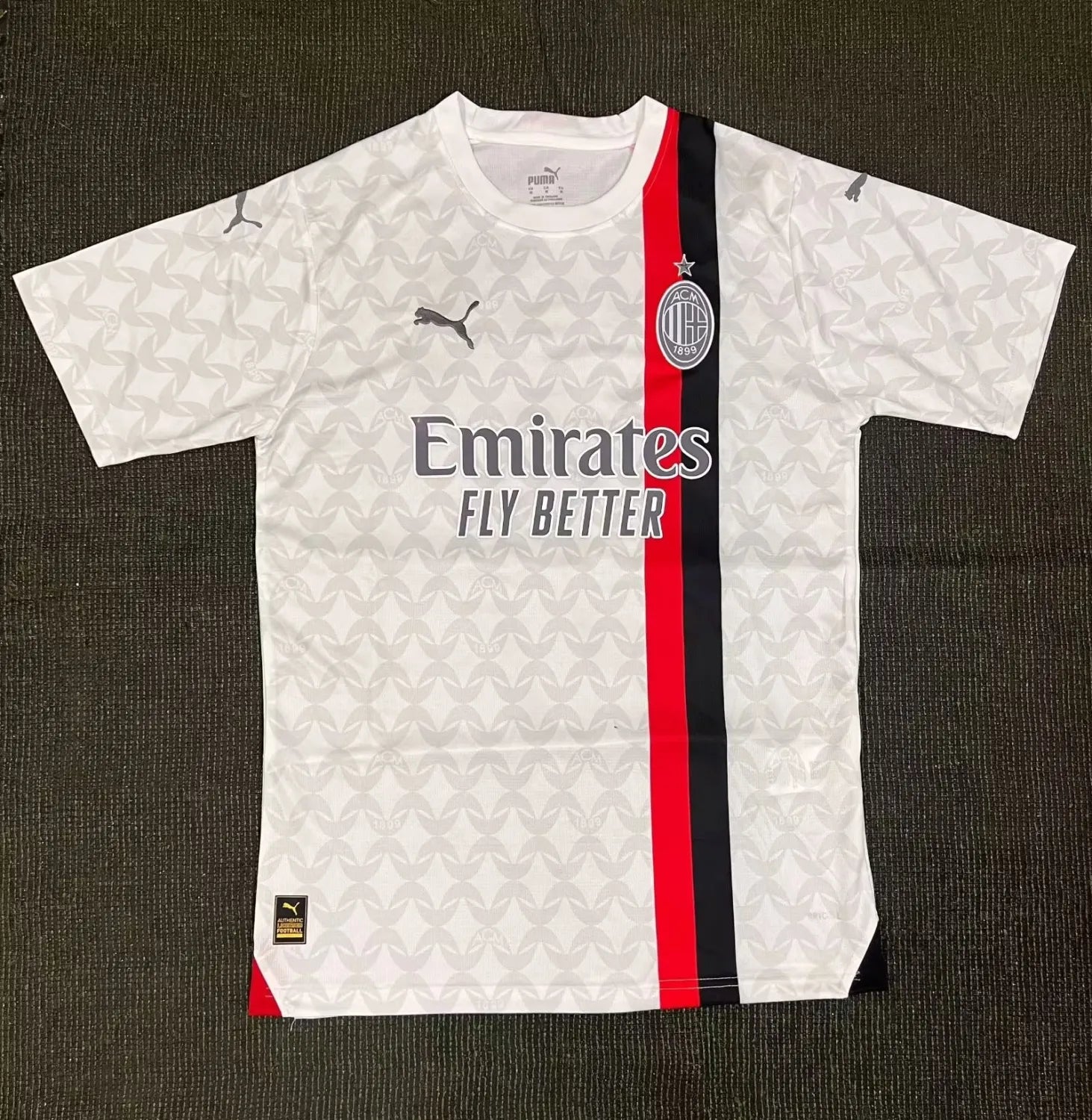 23/24 AC Milan Away Kit Fan Version