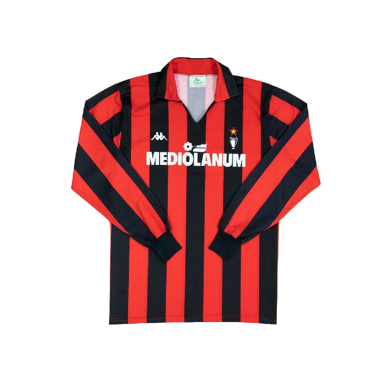 AC MILAN 1988-90 LS HOME SHIRT - M