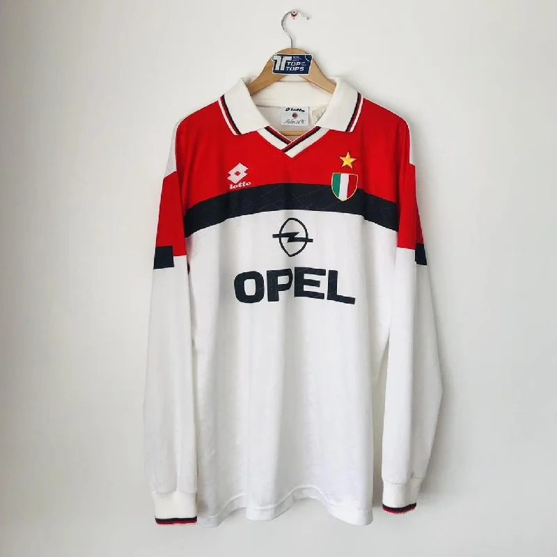 AC Milan 1994/1995 Red & White Football Shirt (XXL)