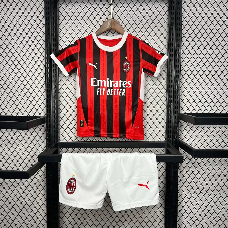 AC Milan 24/25 Home Kit – Kids Kit