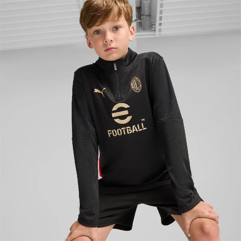 AC Milan Training Football 1/4 Zip Top Jnr