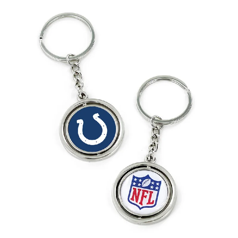 INDIANAPOLIS COLTS SPINNING KEYCHAIN NFL-SK-741-06