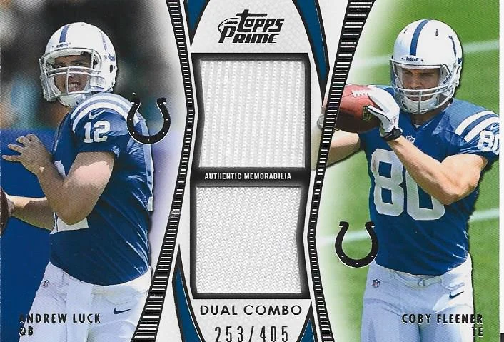 Andrew Luck / Coby Fleener Topps Card