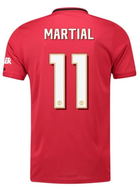 Anthony Martial Manchester United 19/20 Club Font Home Jersey