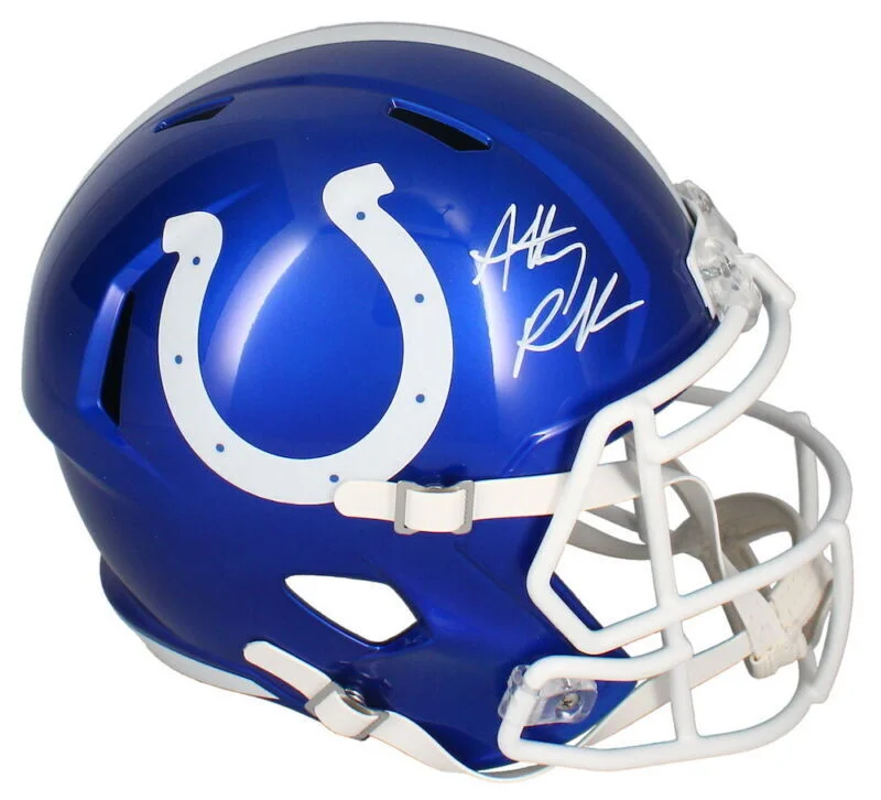 Anthony Richardson Autographed Indianapolis Colts Flash Speed Full Size Helmet Fanatics