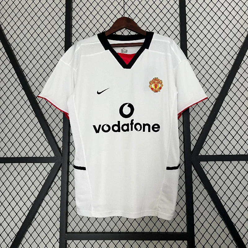 CAMISA RETRÔ MANCHESTER UNITED 02/03 BRANCO