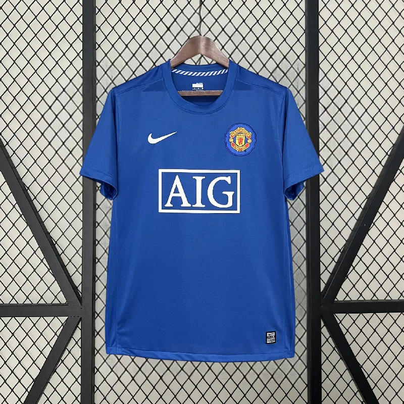 CAMISA RETRÔ MANCHESTER UNITED 02/04 AZUL