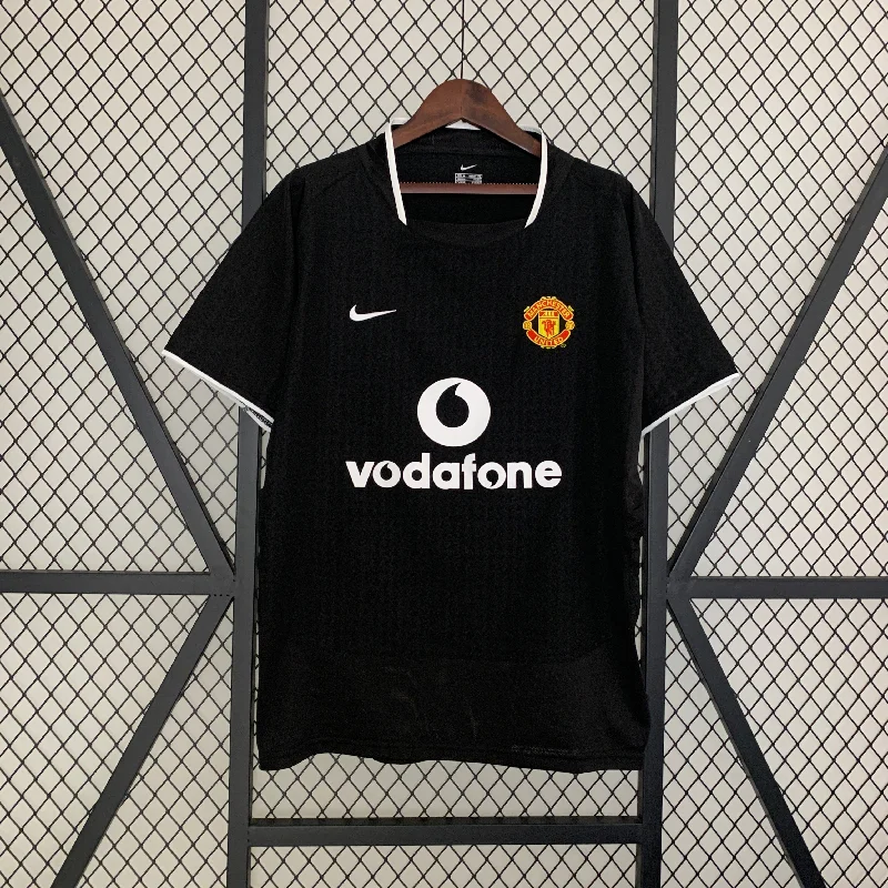 CAMISA RETRÔ MANCHESTER UNITED 03/04 PRETO