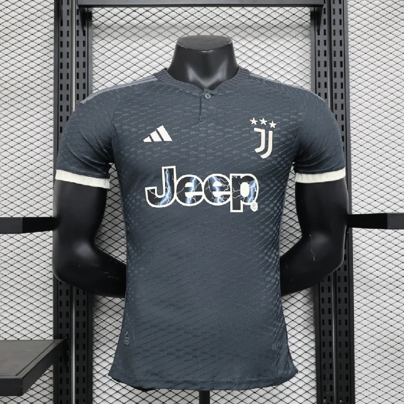 CAMISA VERSÃO PLAYER DA JUVENTUS 23/24 CINZA