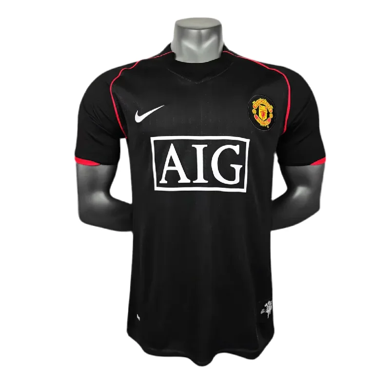 Camisola Manchester United  Retrô 07/08 - Preta