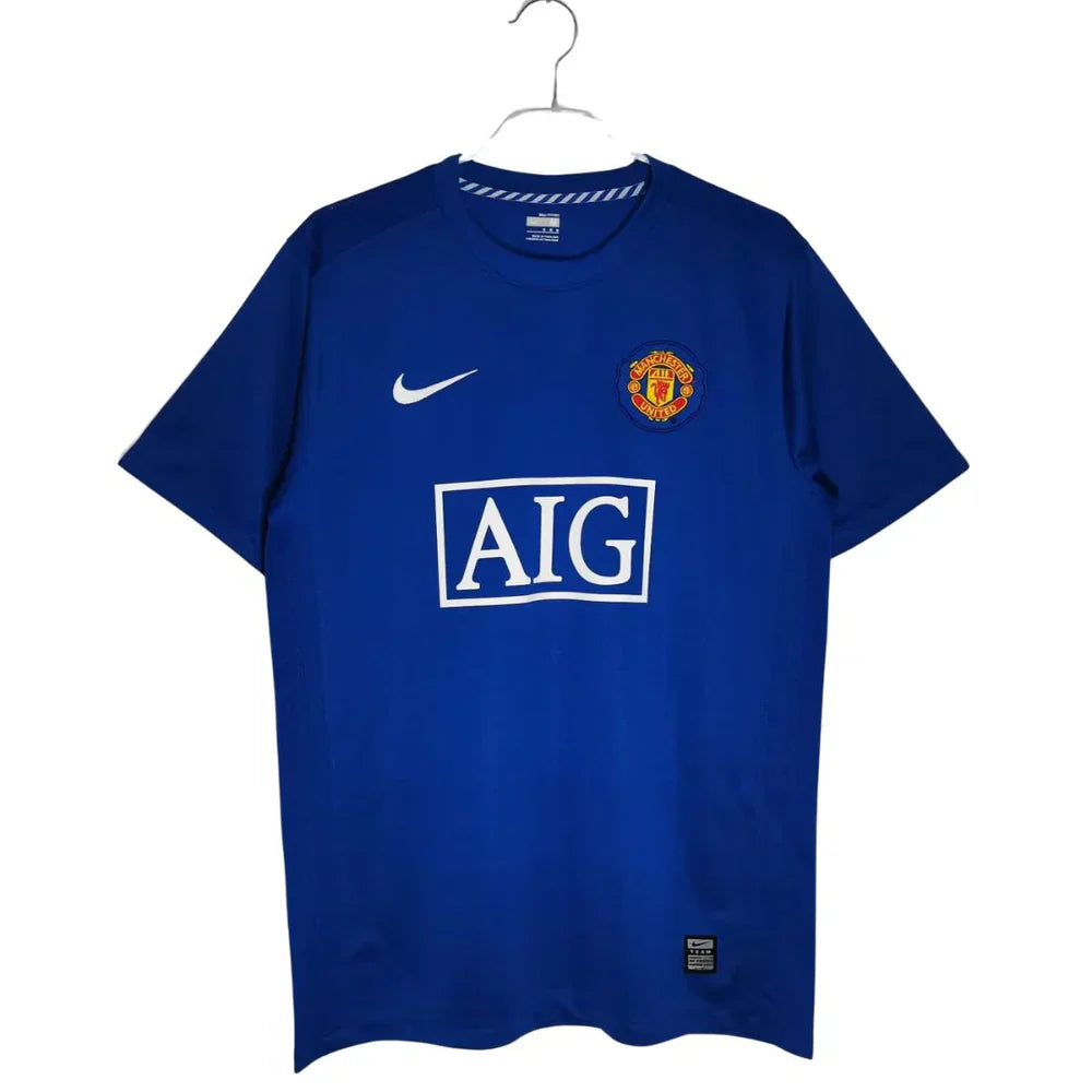 Camisola Manchester United  Retrô 08/09 - Azul