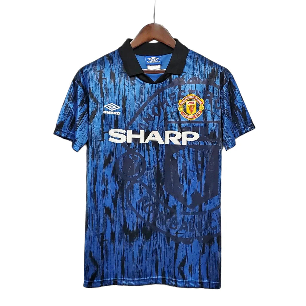 Camisola Manchester United  Retrô 92/93 - Azul