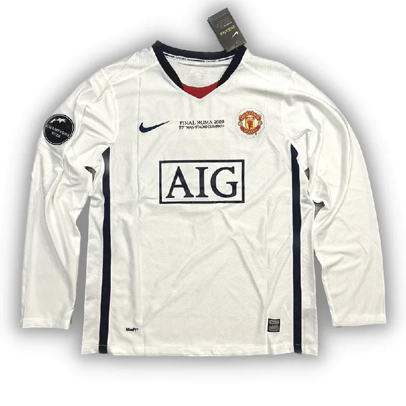 Camisola Manga Longa Manchester United II 2008/2009 - Branco