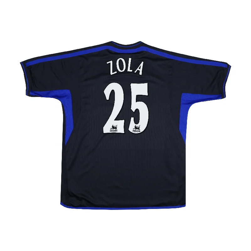 CHELSEA 2002-04 AWAY SHIRT - ZOLA 25 - XL