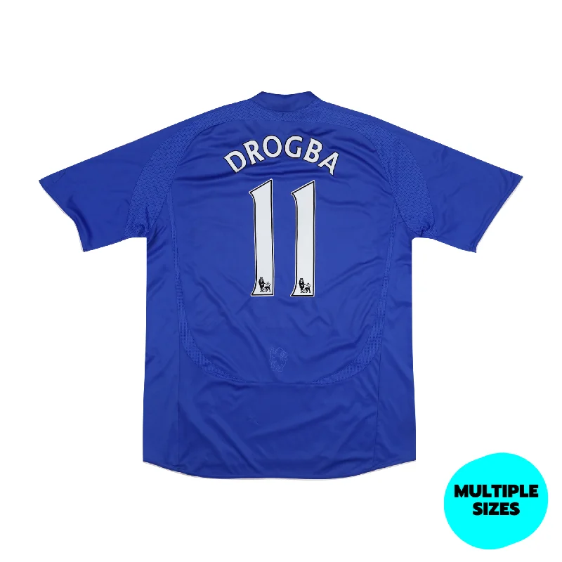 CHELSEA 2006-08 HOME SHIRT - DROGBA 11 - 8/10