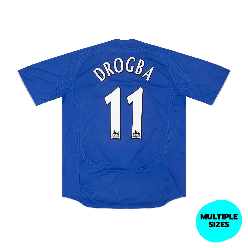 CHELSEA 2006-08 HOME SHIRT - DROGBA 11 - 8/10