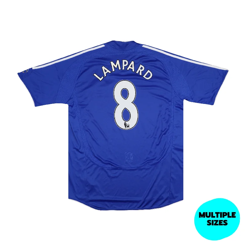 CHELSEA 2006-08 HOME SHIRT - LAMPARD 8 - 8/10