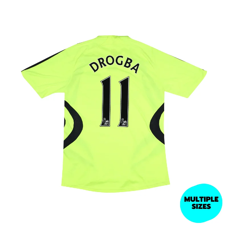 CHELSEA 2007-08 AWAY SHIRT - DROGBA 11 - 8/10