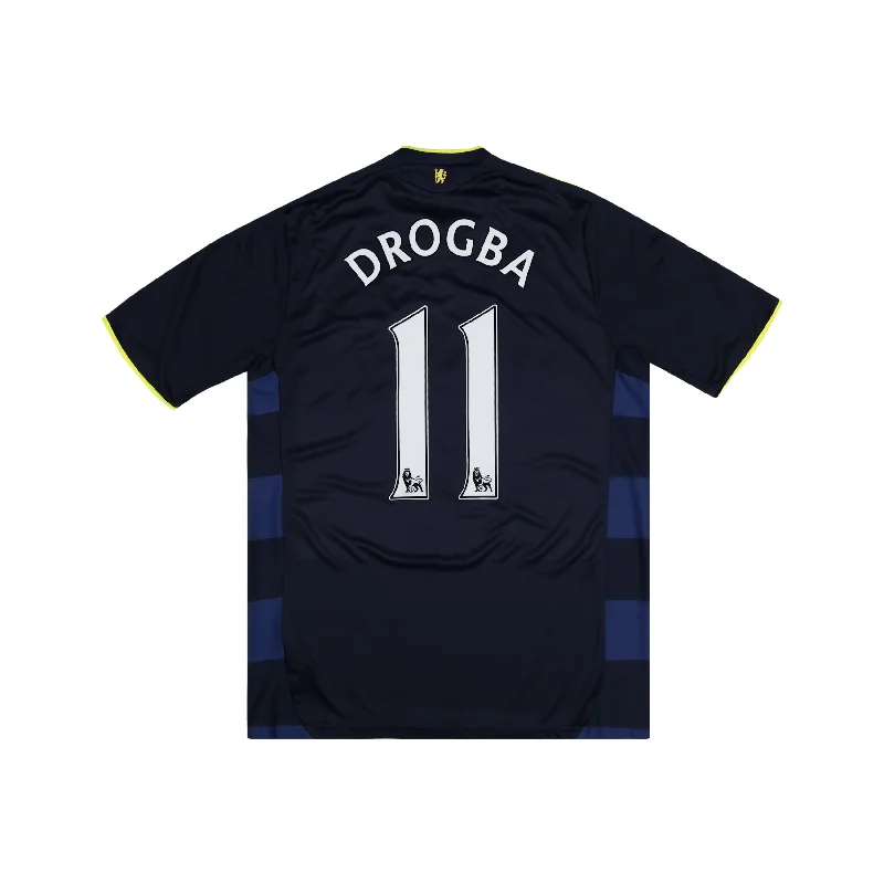 CHELSEA 2009-10 AWAY SHIRT - DROGBA 11 - L