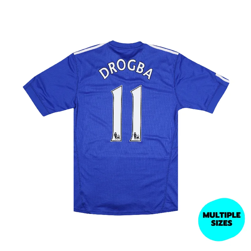 CHELSEA 2009-10 HOME SHIRT - DROGBA 11 - 8/10