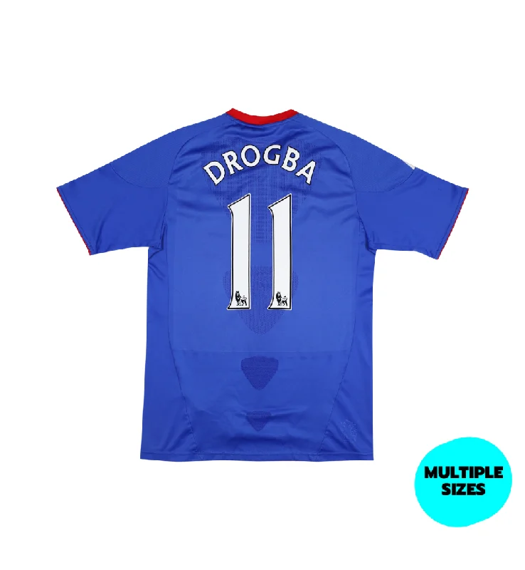 CHELSEA 2010-11 HOME SHIRT - DROGBA 11 - 8/10