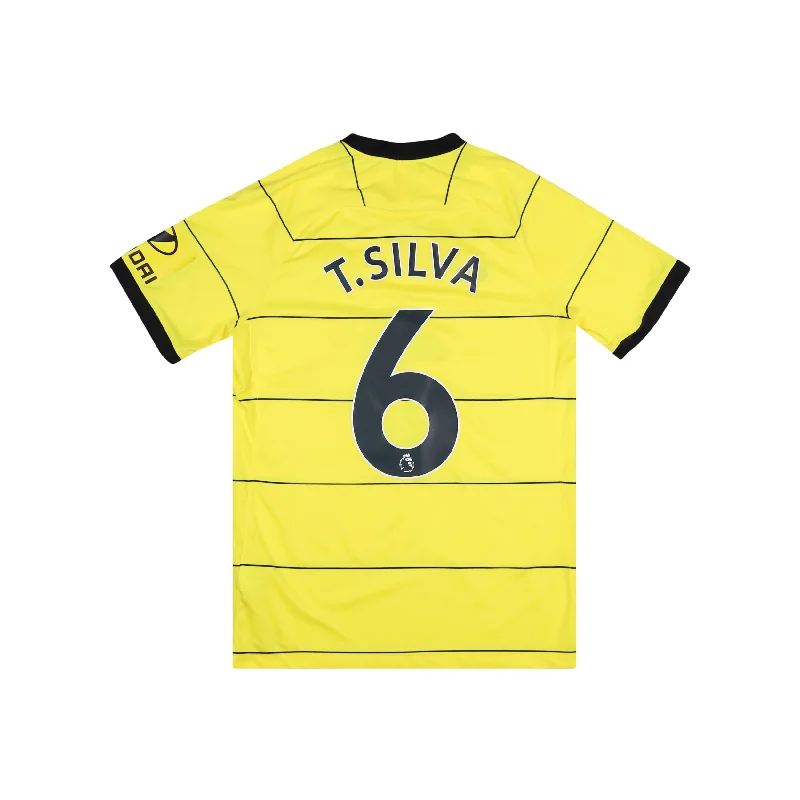 CHELSEA 2021-22 AWAY SHIRT - T.SILVA 6 - S