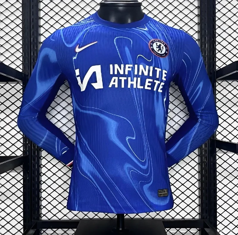 Chelsea 2024-25 Home Long Sleeve Player Version Jersey