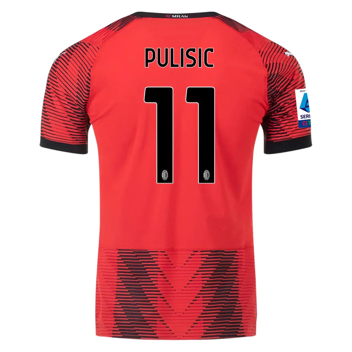 Christian Pulisic AC Milan 23/24 Player Version I Home Jersey