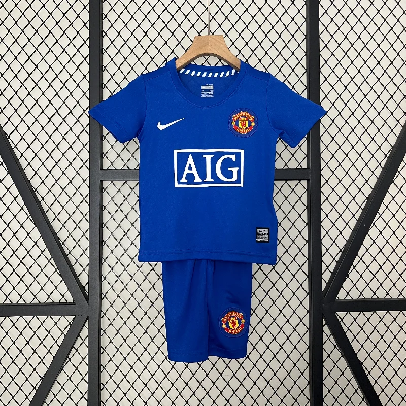 Conjunto Infantil Manchester United 08/09 - Retrô