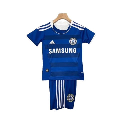 Conjunto Retrô Infantil Chelsea l 2012/13 - Modelo Torcedor