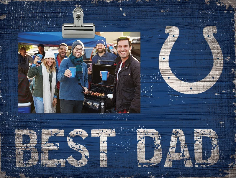 NFL0893-Best Dad Clip Frame / N0893-Indianapolis Colts