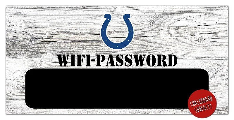 NFL1073-Wifi Password 6x12 / N1073-Indianapolis Colts