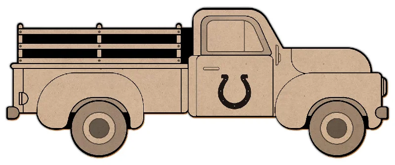 NFL1083-Truck Color-In 12in Cutout / N1083-Indianapolis Colts