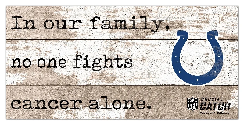 NFL1094-No One Fights Alone 6x12 / N1094-Indianapolis Colts