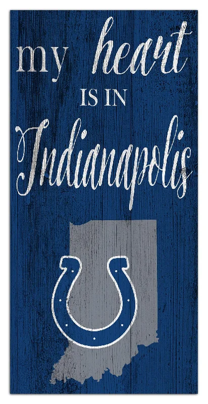 NFL2029-My Heart is 6x12 / N2029-Indianapolis Colts