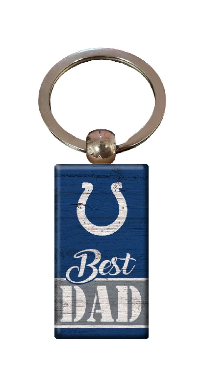 NFL2051-Best Dad Keychain / N2051-Indianapolis Colts