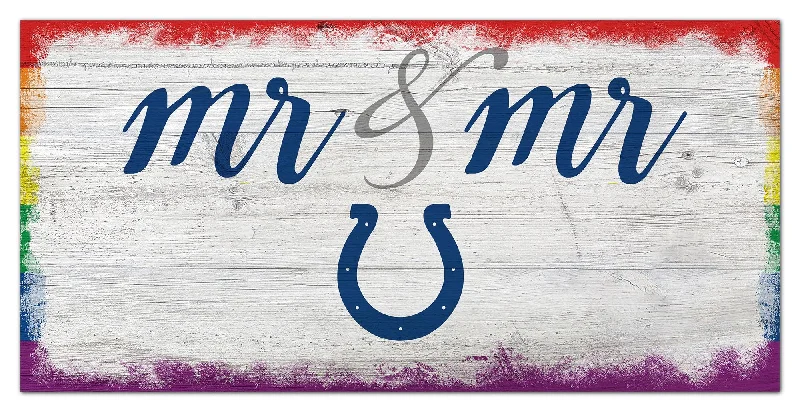 NFL2067-Mr Mr Script 6x12 / N2067-Indianapolis Colts