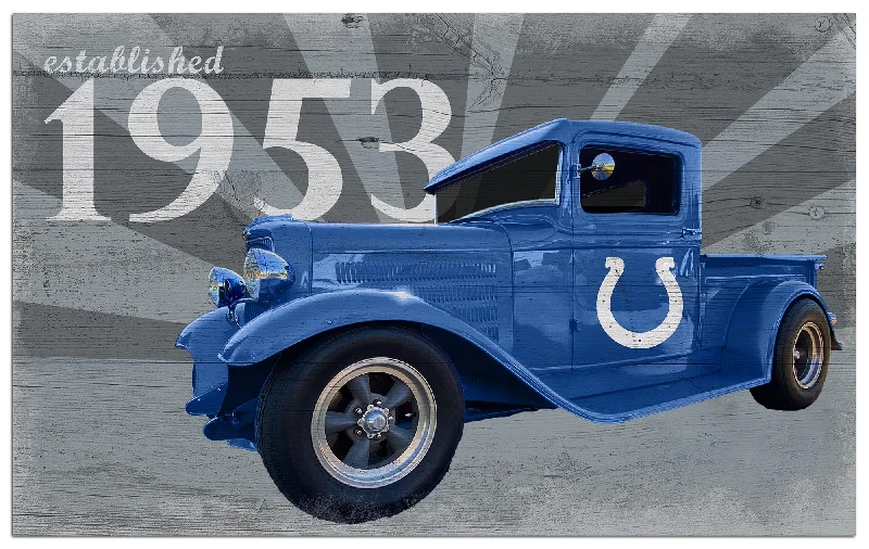 NFL2076-Established Truck 11x19 / N2076-Indianapolis Colts