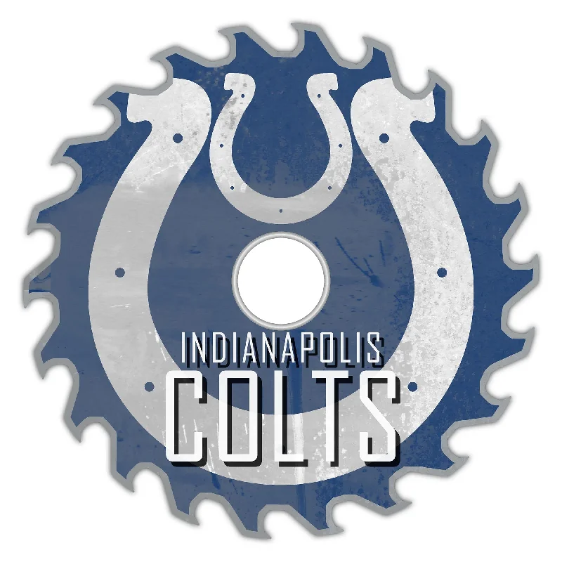 NFL2090-Rustic Circular Saw 12in / N2090-Indianapolis Colts