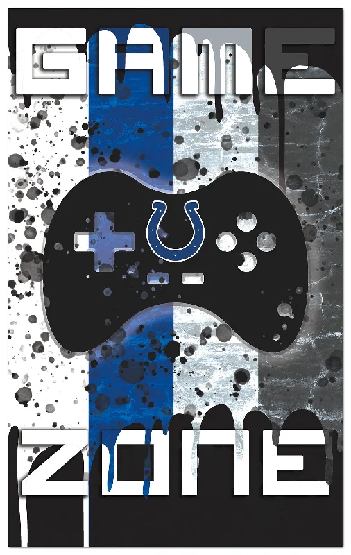 NFL2104-4 Color Grunge Game Zone 11x19 / N2104-Indianapolis Colts