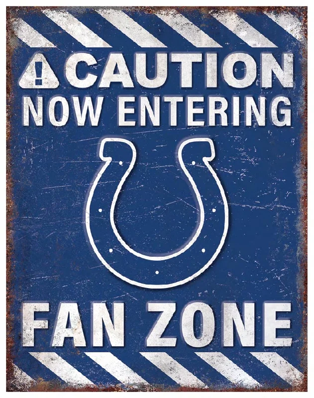 NFL2153-Fan Zone Metal / N2153-Indianapolis Colts