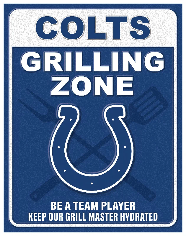 NFL2154-Grill Zone Metal / N2154-Indianapolis Colts