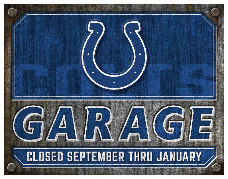 NFL2155-Garage Metal / N2155-Indianapolis Colts