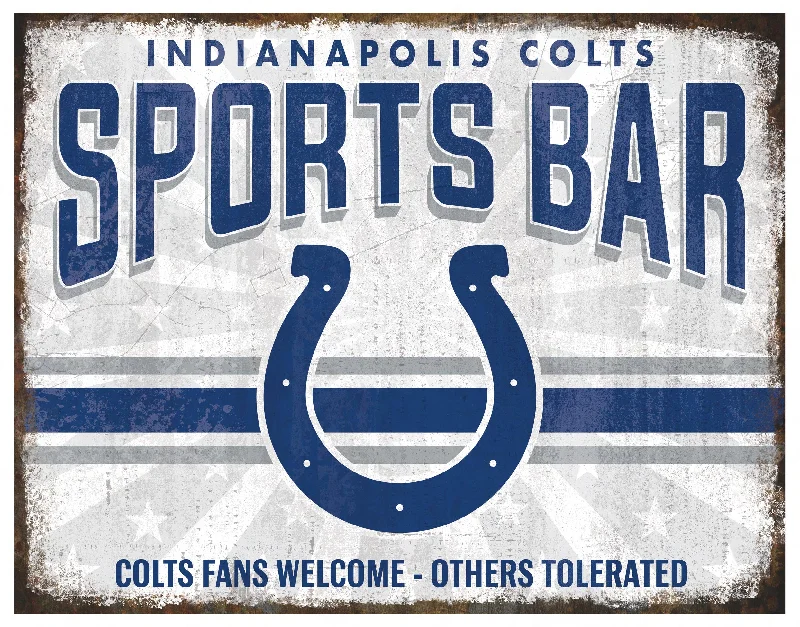 NFL2165-Team Sports Bar Metal / N2165-Indianapolis Colts