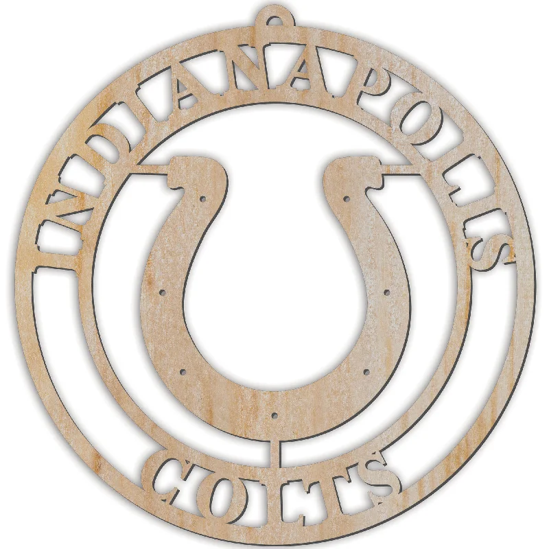 NFL2169-Luan Logo Cutout Ornament / N2169-Indianapolis Colts