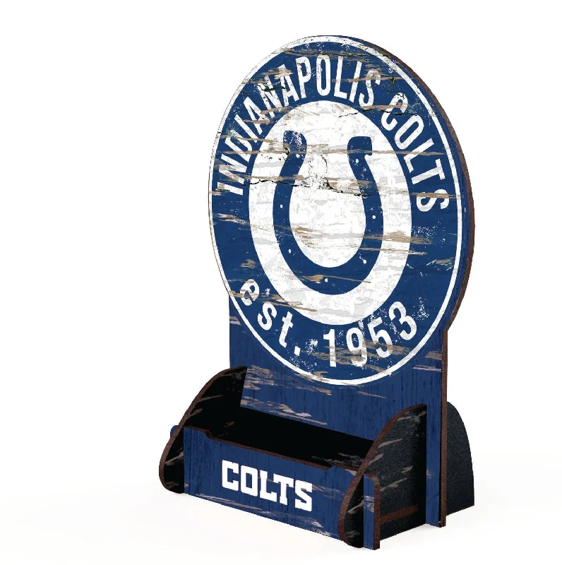 NFL2181-Circle Logo Business Card Holder / N2181-Indianapolis Colts