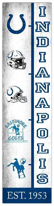 NFL2210-Team Logo Progression 6x24 / N2210-Indianapolis Colts